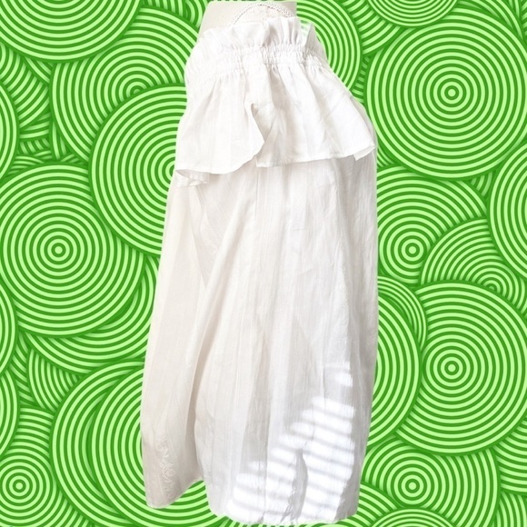 Smym White Woodstock Off-Shoulder tunic size S - Picture 4 of 8